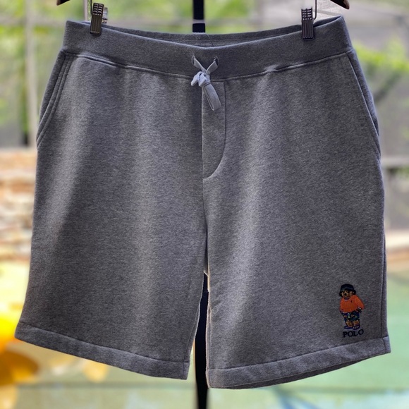 polo bear sweat shorts